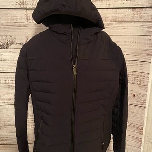 Black winter coat
